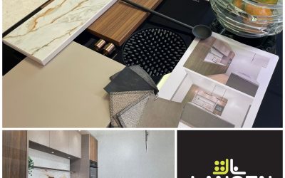 De eerste tekeningen en moodboard voor een keukenopstelling in onze nieuwe showroom zijn een feit!
