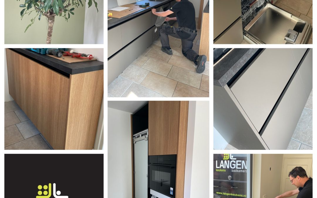 Vandaag zijn we bezig met het afmonteren van deze nieuwe keuken 🛠️