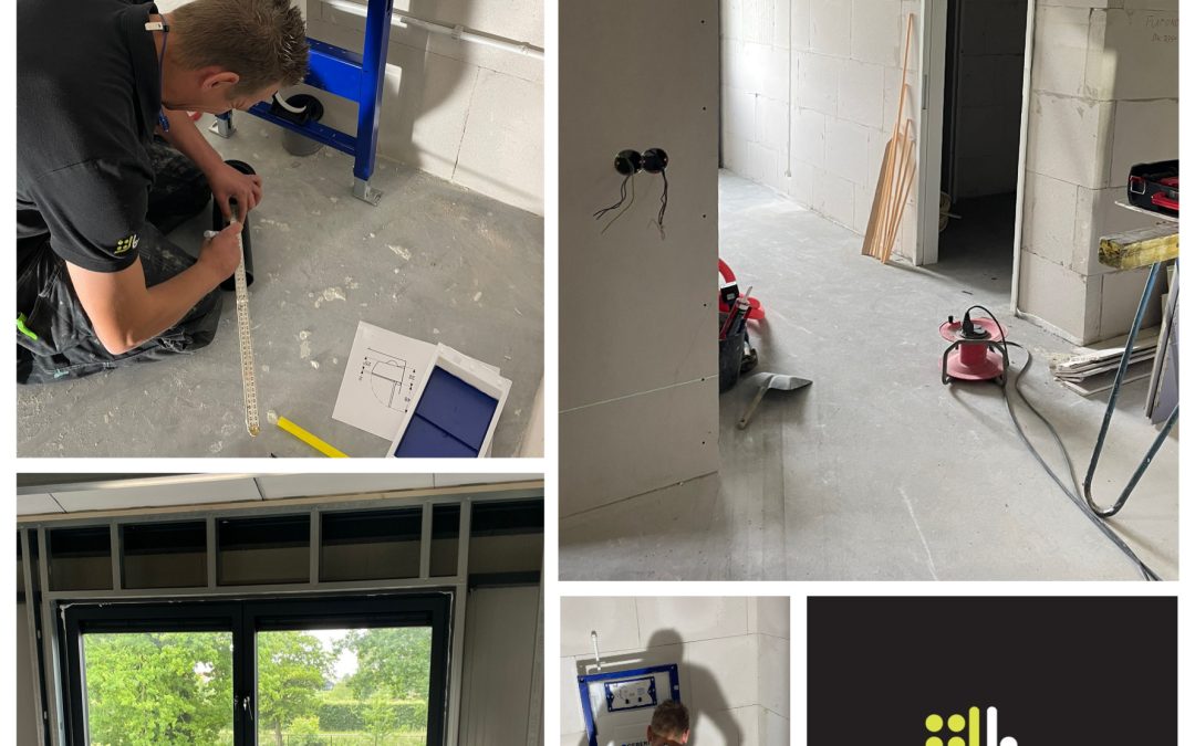 De afwerking kan beginnen!