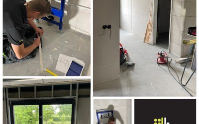 De afwerking kan beginnen!