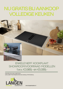 Langen keukens en badkamers showroomkeuken